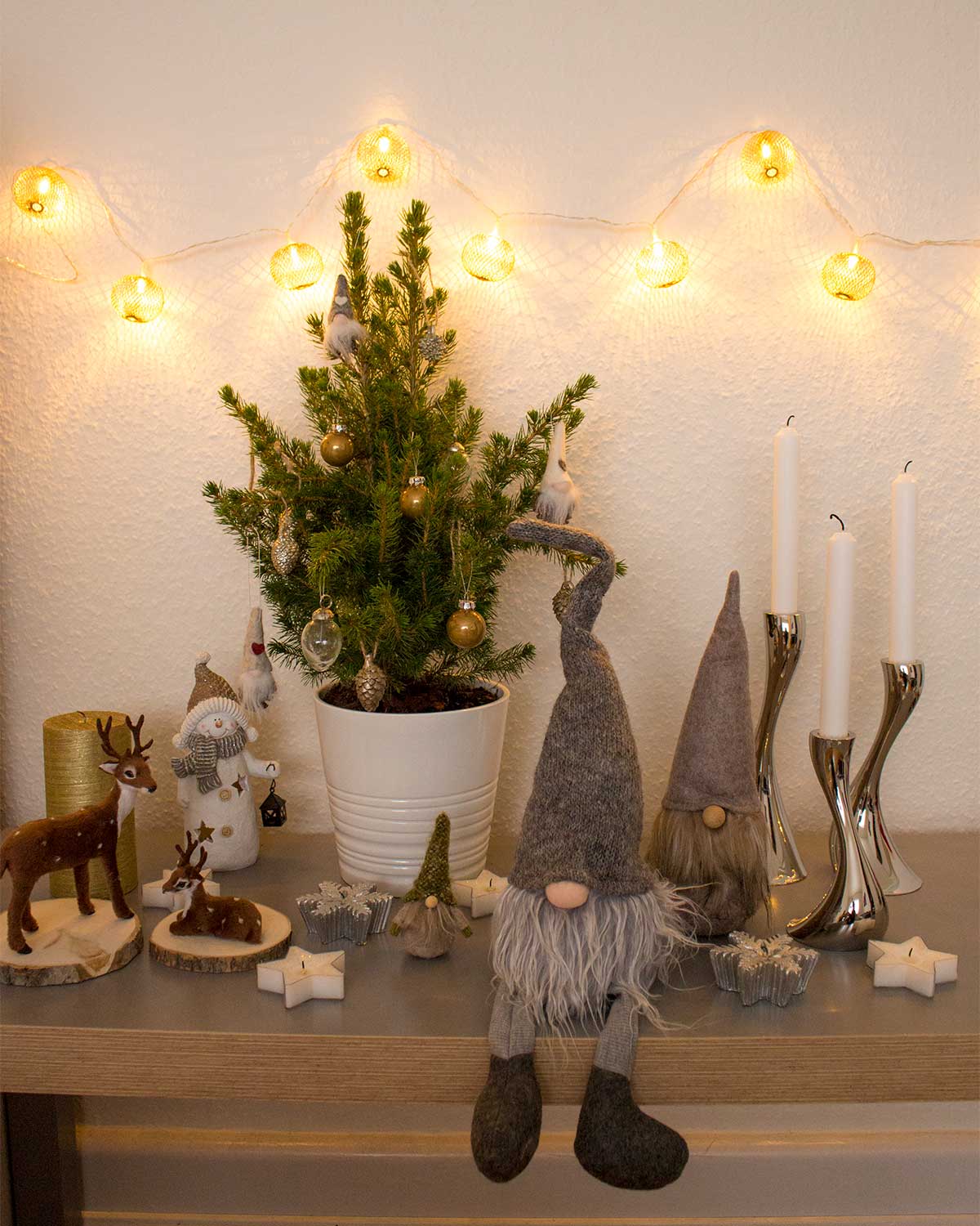 デンマーク風の我が家のクリスマスデコレーション