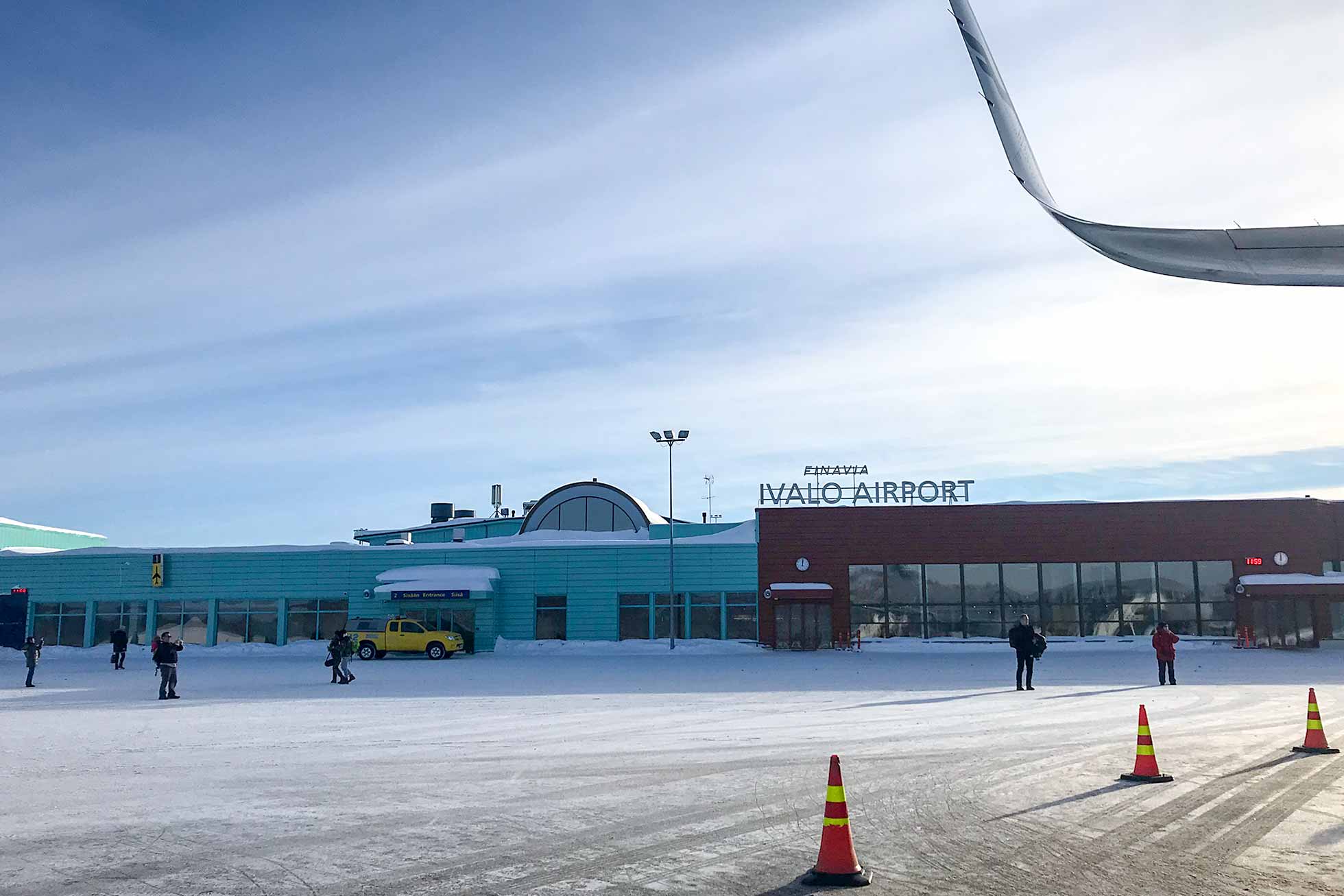 フィンランド北部サーリセルカのイヴァロ空港