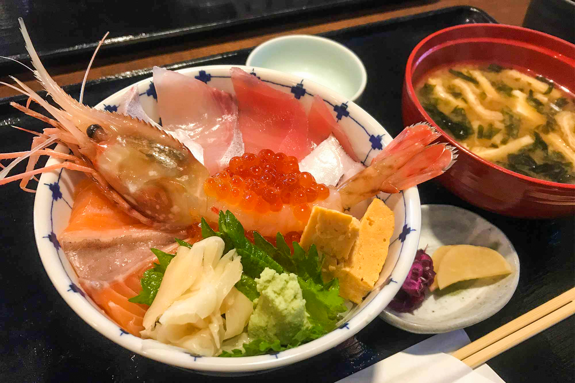 日本一時帰国で食べた海鮮丼