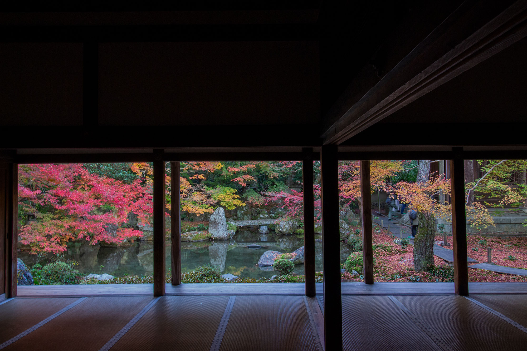 京都の紅葉穴場スポットの蓮華寺