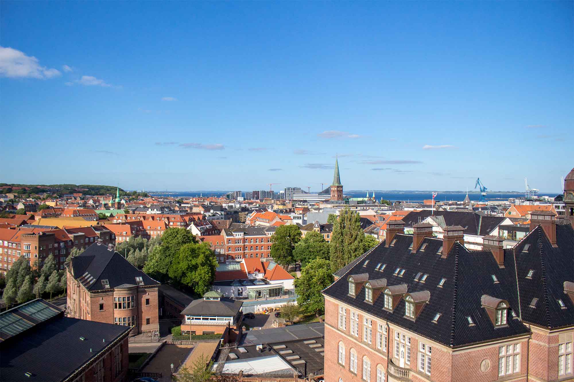 デンマークの第二都市オーフスの街並み