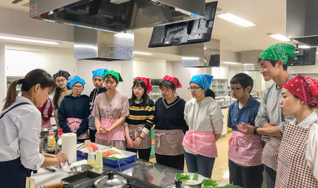 大阪国際大学様留学生向け日本料理講師